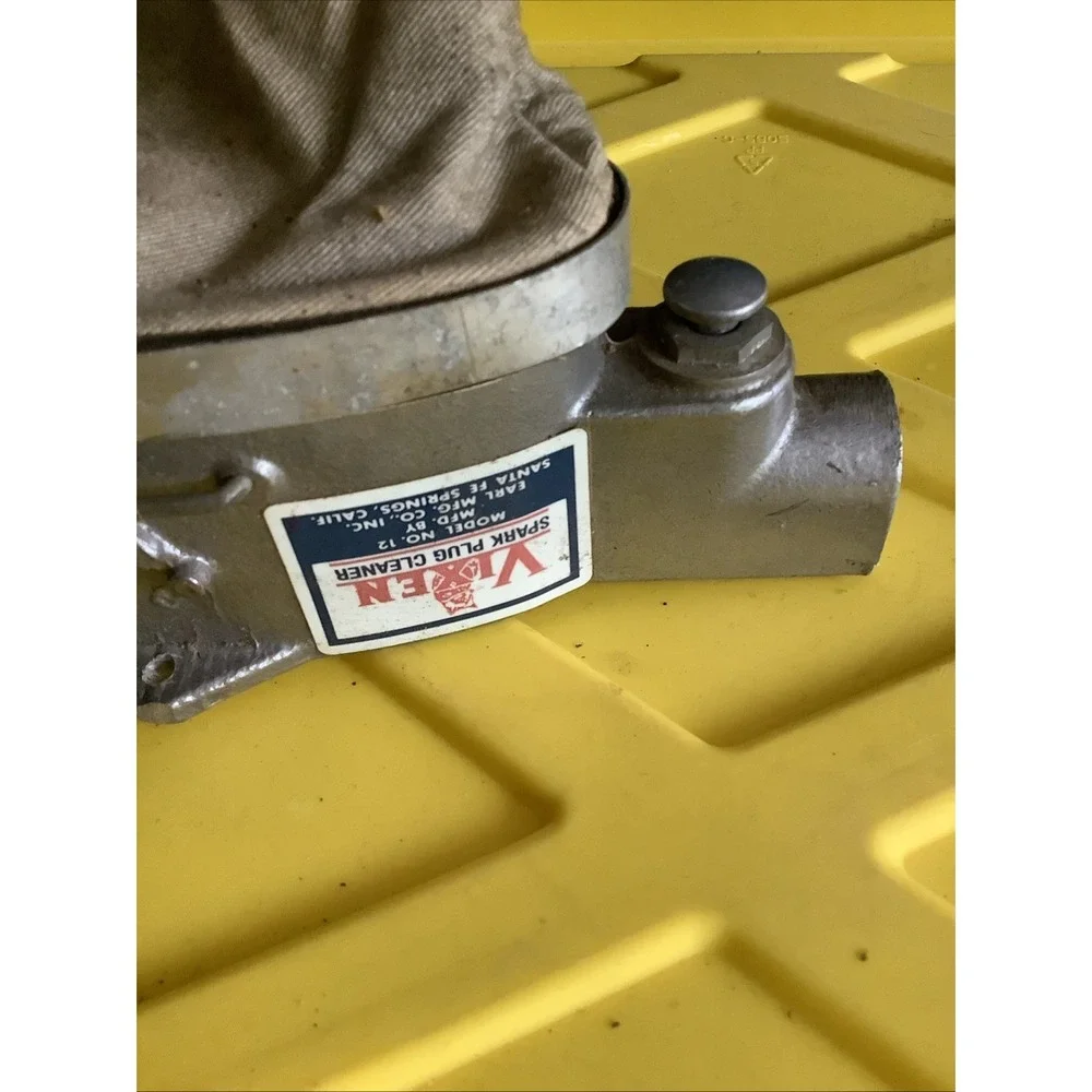 Vintage Vixen Spark Plug Cleaner Edmund J Wudel USA Antique Classic Car Truck